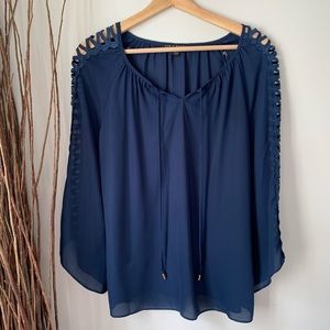 Zac & Rachel Open Sleeve Blouse Women’s Medium